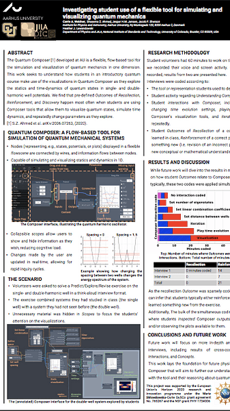 Investigating student use of a flexible tool for simulating and visualizing quantum mechanics