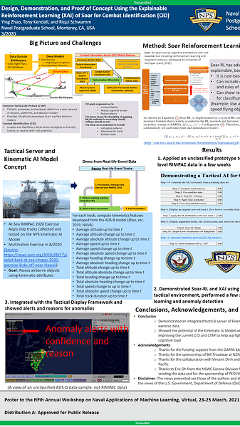 Design, Demonstration, and Proof of Concept Using the Explainable Reinforcement Learning (XAI) of Soar for Combat Identification (CID) 
