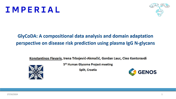 GlyCoDA: Compositional data analysis for disease risk prediction using glycans