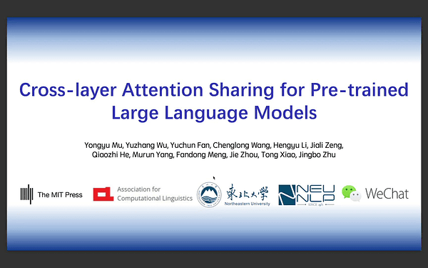 Cross-layer Attention Sharing for Pre-trained Large Language Models