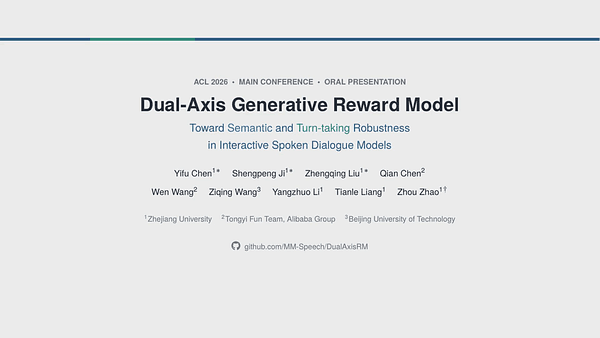 Dual-Axis Generative Reward Model Toward Semantic and Turn-taking Robustness in Interactive Spoken Dialogue Models