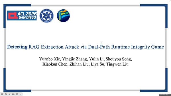Detecting RAG Extraction Attack via Dual-Path Runtime Integrity Game