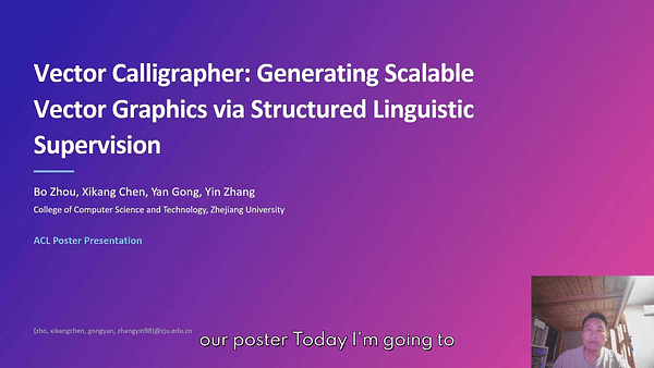 Vector Calligrapher: Generating Scalable Vector Graphics via Structured Linguistic Supervision