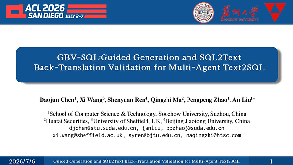 GBV-SQL: Guided Generation and SQL2Text Back-Translation Validation for Multi-Agent Text2SQL