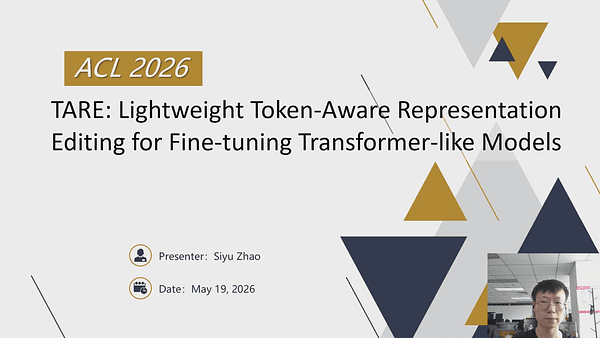 TARE: Lightweight Token-Aware Representation Editing for Fine-tuning Transformer-like Models