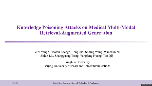 Knowledge Poisoning Attacks on Medical Multi-Modal Retrieval-Augmented Generation