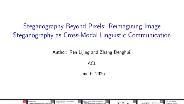 Steganography Beyond Pixels: Reimagining Image Steganography as Cross-Modal Linguistic Communication