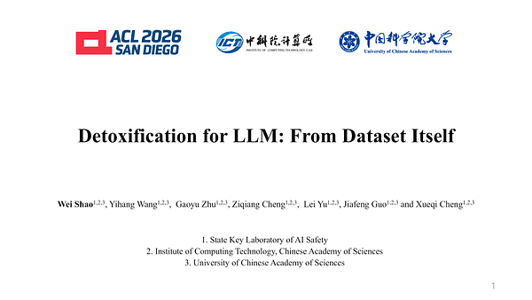 Detoxification for LLM: From Dataset Itself