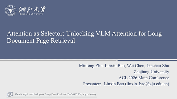 Attention as Selector: Unlocking VLM Attention for Long Document Page Retrieval