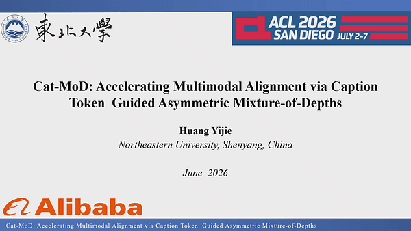 Cat-MoD: Accelerating Multimodal Alignment via Caption Token Guided Asymmetric Mixture-of-Depths