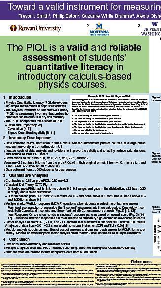 Toward a valid instrument for measuring physics quantitative literacy