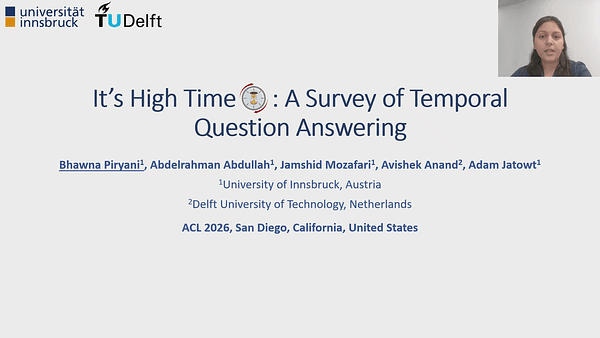 It's High Time: A Survey of Temporal Question Answering
