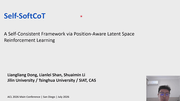 Self-SoftCoT: A Self-Consistent Framework via Position-Aware Latent Space Reinforcement Learning