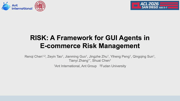 RISK: A Framework for GUI Agents in E-commerce Risk Management