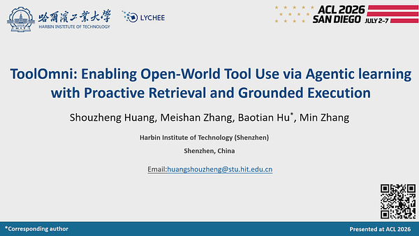 ToolOmni: Enabling Open-World Tool Use via Agentic learning with Proactive Retrieval and Grounded Execution