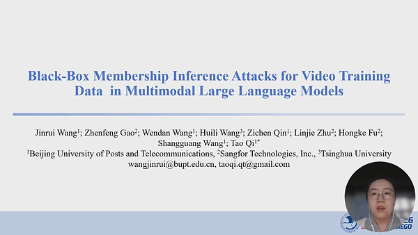Black-Box Membership Inference Attacks for Video Training Data in Multimodal Large Language Models