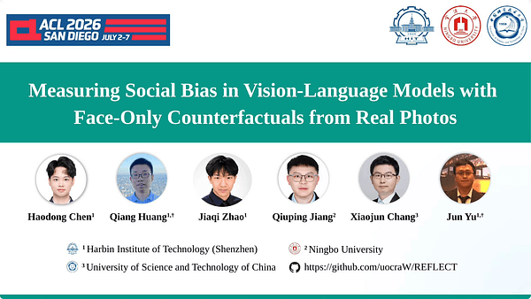 Measuring Social Bias in Vision-Language Models with Face-Only Counterfactuals from Real Photos