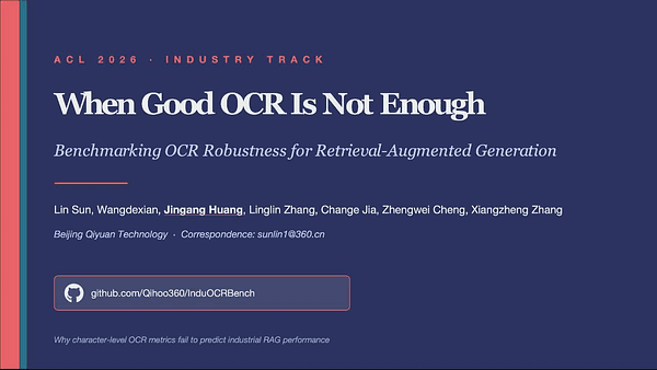 When Good OCR Is Not Enough: Benchmarking OCR Robustness for Retrieval-Augmented Generation