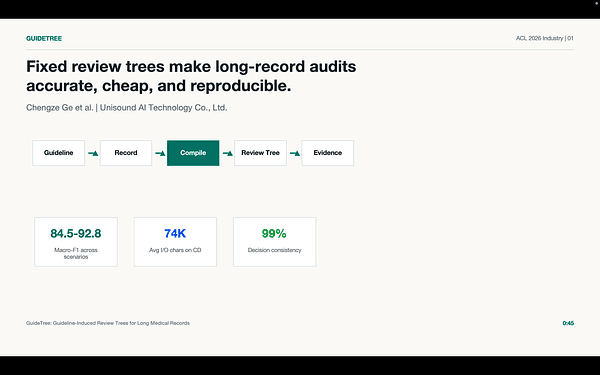 GuideTree: Guideline-Induced Review Trees for Long Medical Records