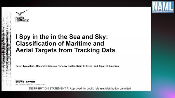 I Spy in the Sea and Sky: Classification of Maritime and Aerial Targets
from Tracking Data