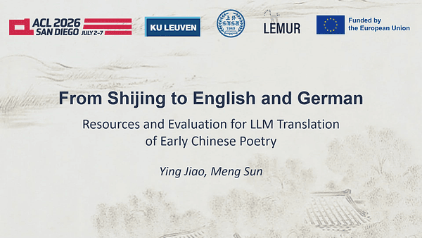 From Shijing to English and German: Resources and Evaluation for LLM Translation of Early Chinese Poetry