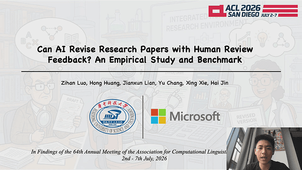 Can AI Revise Research Papers with Human Review Feedback? An Empirical Study and Benchmark