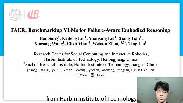 FAER: Benchmarking VLMs for Failure-Aware Embodied Reasoning