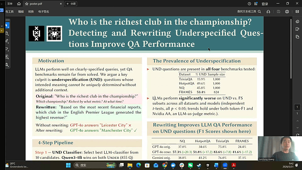 Who is the richest club in the championship? Detecting and Rewriting Underspecified Questions Improve QA Performance