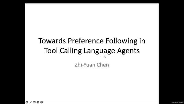 Towards Preference Following in Tool Calling Language Agents