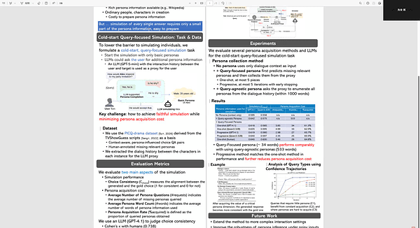Query-Focused Individual Simulation with Progressive Persona Completion