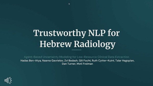 Trustworthy NLP for Low-Resource Languages: Agent-Based Uncertainty Modeling for Hebrew Radiology Report Structuring