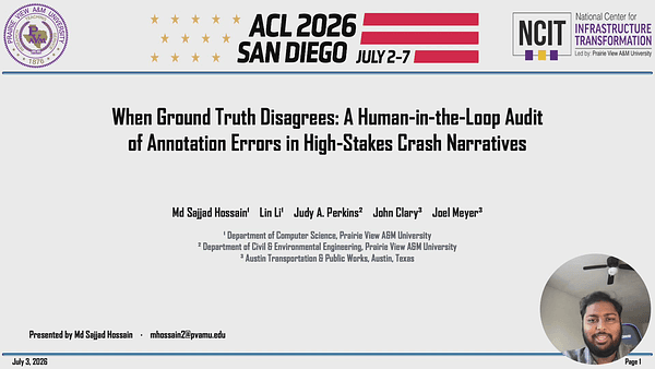 When Ground Truth Disagrees: A Human-in-the-Loop Audit of Annotation Errors in High-Stakes Crash Narratives