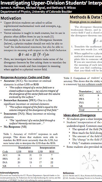 Investigating Upper-Division Students' Interpretations of the Divergence Theorem