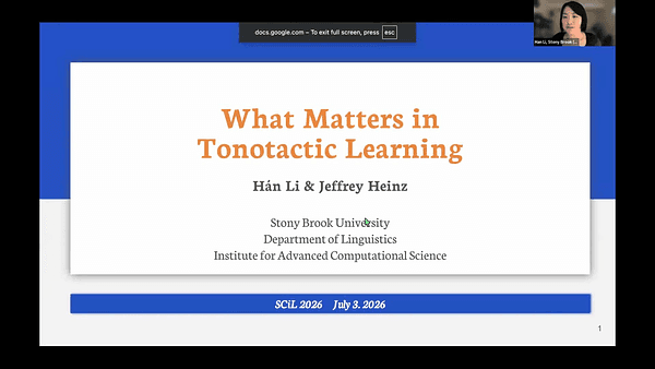 What Matters in Tonotactic Learning