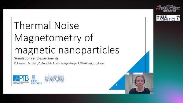 Thermal noise power properties of magnetic nanoparticles: theory and experiment