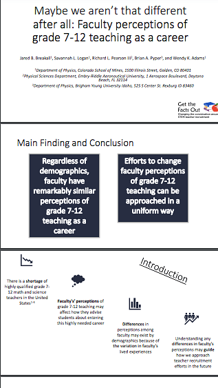 Maybe we aren’t that different after all: Faculty perceptions of grade 7-12 teaching as a career