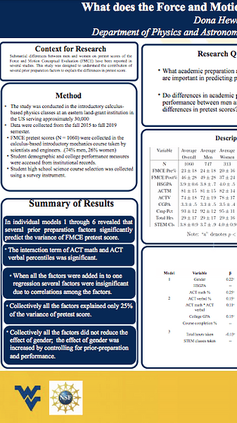 What does the Force and Motion Conceptual Evaluation pretest measure?