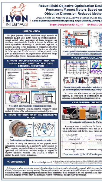  Robust Multi-Objective Optimization Design of Permanent Magnet Motors Based on Objective-Dimension-Reduced Method