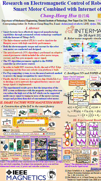  Research on Electromagnetic Control of Robot Arm using Smart Motor Combined with Internet of Things