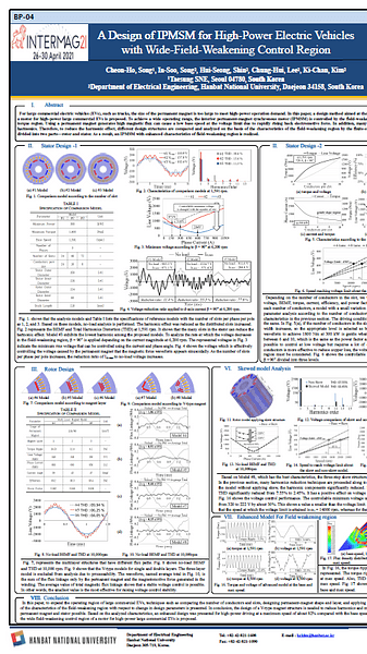  A Design of IPMSM High-Power Electric Vehicles with Wide Field Weakening Control Region