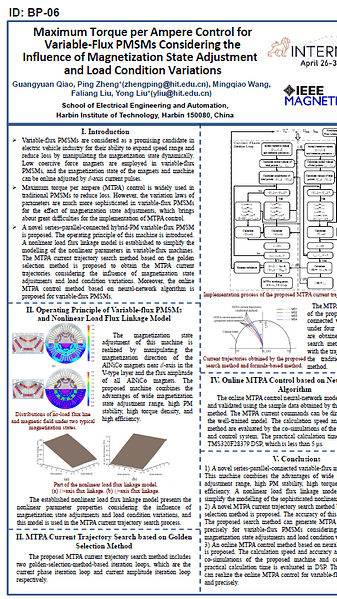  Maximum Torque per Ampere Control for Variable-Flux PMSMs Considering the Influence of Magnetization State Adjustments and Load Condition Variations