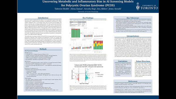 Uncovering Metabolic/Inflammatory Bias in AI Screening Models for Polycystic Ovarian Syndrome