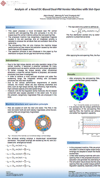  Analysis of 12 Slots Novel DC-Biased Dual-PM Vernier Machines with Slot-Opening PMs