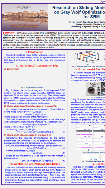  Research on Sliding Mode DITC Based on Gray Wolf Optimization Algorithm for SRM