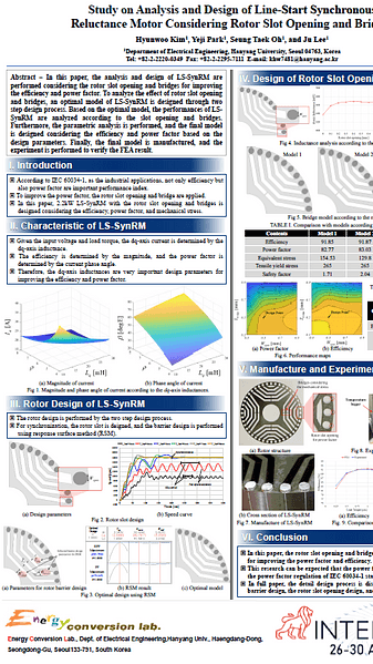  A Study on Analysis and Design of Line-Start Synchronous Reluctance Motor Considering Rotor Slot Opening and Bridges