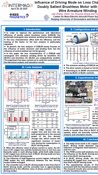  Influence of Driving Mode on Loss of Doubly Salient Brushless DC Motor With Rectangular Wire Winding