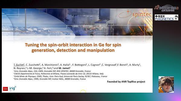  Tuning the spin-orbit interaction in germanium for spin generation, detection and manipulation INVITED