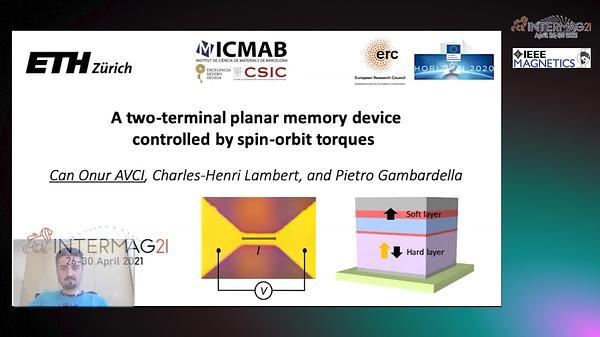  A two-terminal planar memory device controlled by spin-orbit torques