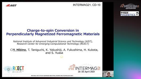  Charge-to-spin Conversion in Perpendicularly Magnetized Ferromagnetic Materials