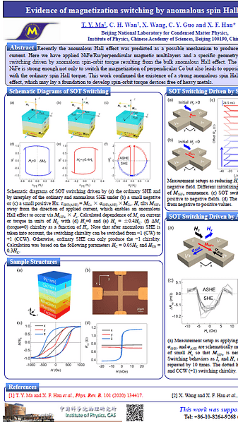  Evidence of magnetization switching by anomalous spin Hall torque in NiFe